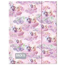 BACKUP 8 A 23 PASTEL TEDDY BEARS папка с ластик