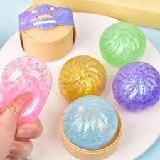 Играчка Squishy Dumpling Glitter