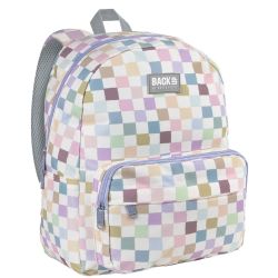 BACKUP 8 C 01 PASTEL CHECKERED ученическа раница