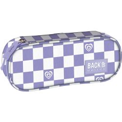 BACKUP 8 A 29 VIOLET CHECKERBOARD овален несесер