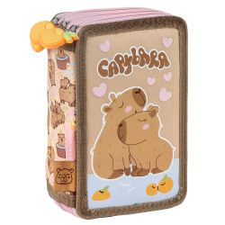 CAPYBARA 10 несесер с 3 ципа, ПЪЛЕН