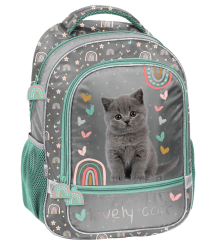 LOVELY CAT ученическа раница