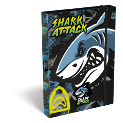 LIZZY CARD Shark ATTACK кутия с ластик А5