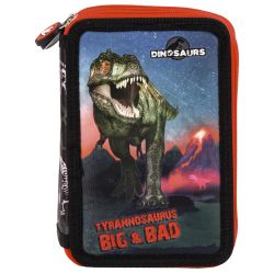 DINOSAUR 17 несесер с 3 ципа, ПЪЛЕН