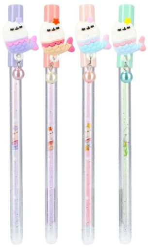 KIDEA изтриваема химикалка  Котка-русалка