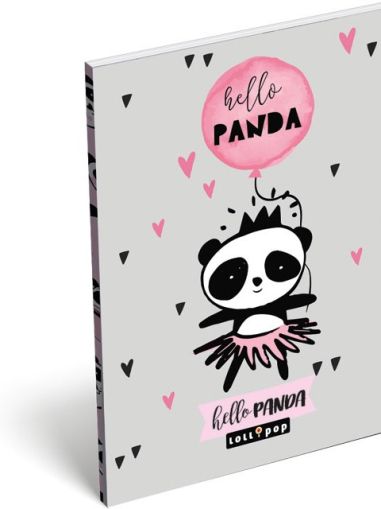 Тефтер Lizzy Card - Hello Panda, формат A7