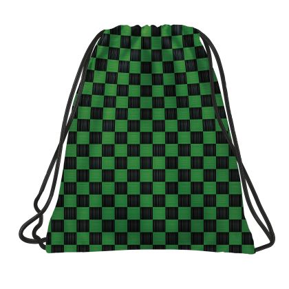 BACKUP 8 A 73 CHECKERBOARD GREEN спортна торба