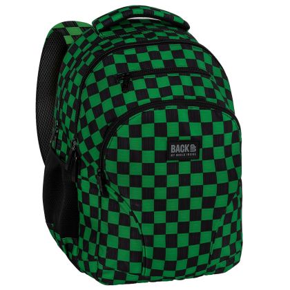 BACKUP 8 W 73 CHECKERBOARD GREEN ученическа раница