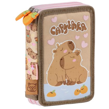 CAPYBARA 10 несесер с 2 ципа, ПЪЛЕН