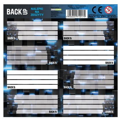 BackUp 8 A 58 етикети Bytewave