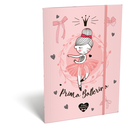 LIZZY CARD LOVELY BALLERINA папка с ластик А4