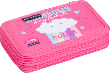 LIZZY CARD LOLLIPOP RAINBOW несесер с 2 ципа