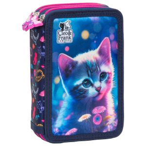 CLEO and FRANK 43 несесер с 3 ципа, ПЪЛЕН