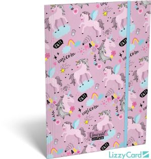 Папка с ластик Lizzy Card A4 - Uni Cool Magic, Lollipop