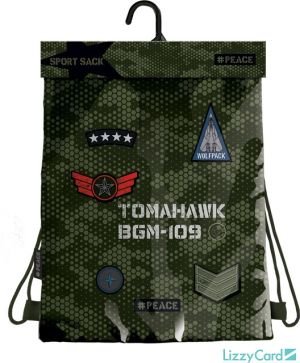 LIZZY CARD Peace Pixel спортна торба