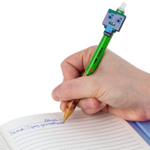 MINECRAFT химикалка с гума