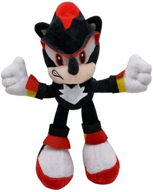 SONIC плюшена играчка 30 см Shadow the Hedgehog