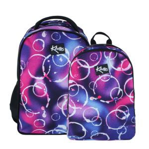 KAOS BUBBLE CRUSH ученическа раница 2 в 1