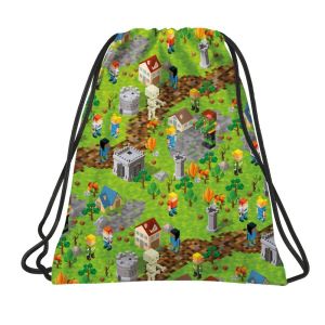 GAME DF 35  комплект 5 в 1 - раница, несесер, спортна торба, бутилка и кутия за храна