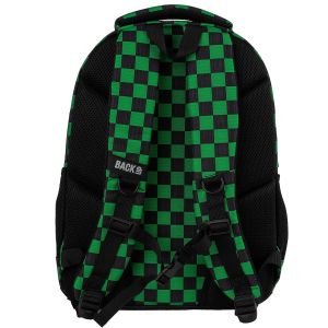 BACKUP 8 W 73 CHECKERBOARD GREEN ученическа раница
