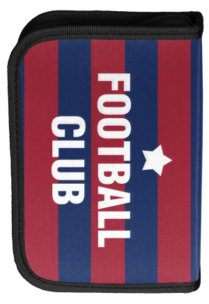 FOOTBALL CLUB STRIPES несесер с 1 цип, ПЪЛЕН