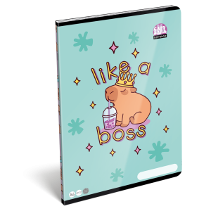 LIZZY CARD LOLLIPOP CAPYBARA тетрадка А4, малки квадрати