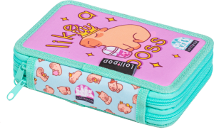 LIZZY CARD LOLLIPOP CAPYBARA несесер с 2 ципа