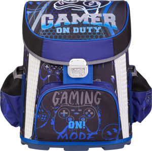 LIZZY CARD Esport GAMER ON DUTY комплект 5 в 1 - раница, несесер, спортна торба, бутилка, кутия за храна