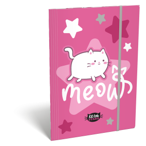 LIZZY CARD KitTok PURRFECT папка с ластик А4