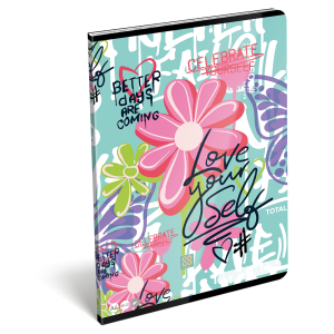 LIZZY CARD Cornell LOVEтетрадка А4, редове