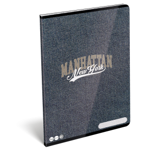 LIZZY CARD Manhattan NEW YORK тетрадка А4, малки квадрати