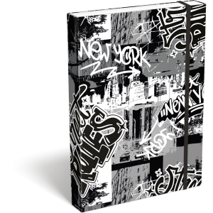 LIZZY CARD Street RULES кутия с ластик А4