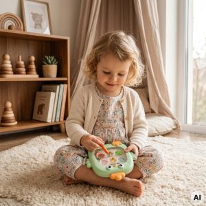 KIDEA Логическа игра с магнитно броене